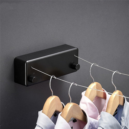 Invisible Retractable Clothesline – Wall-Mounted Indoor Drying Line